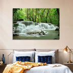 Erawan Falls Forest Cascade Wall Art