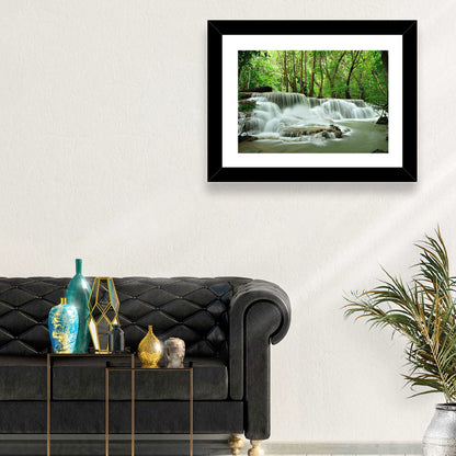 Erawan Falls Forest Cascade Wall Art
