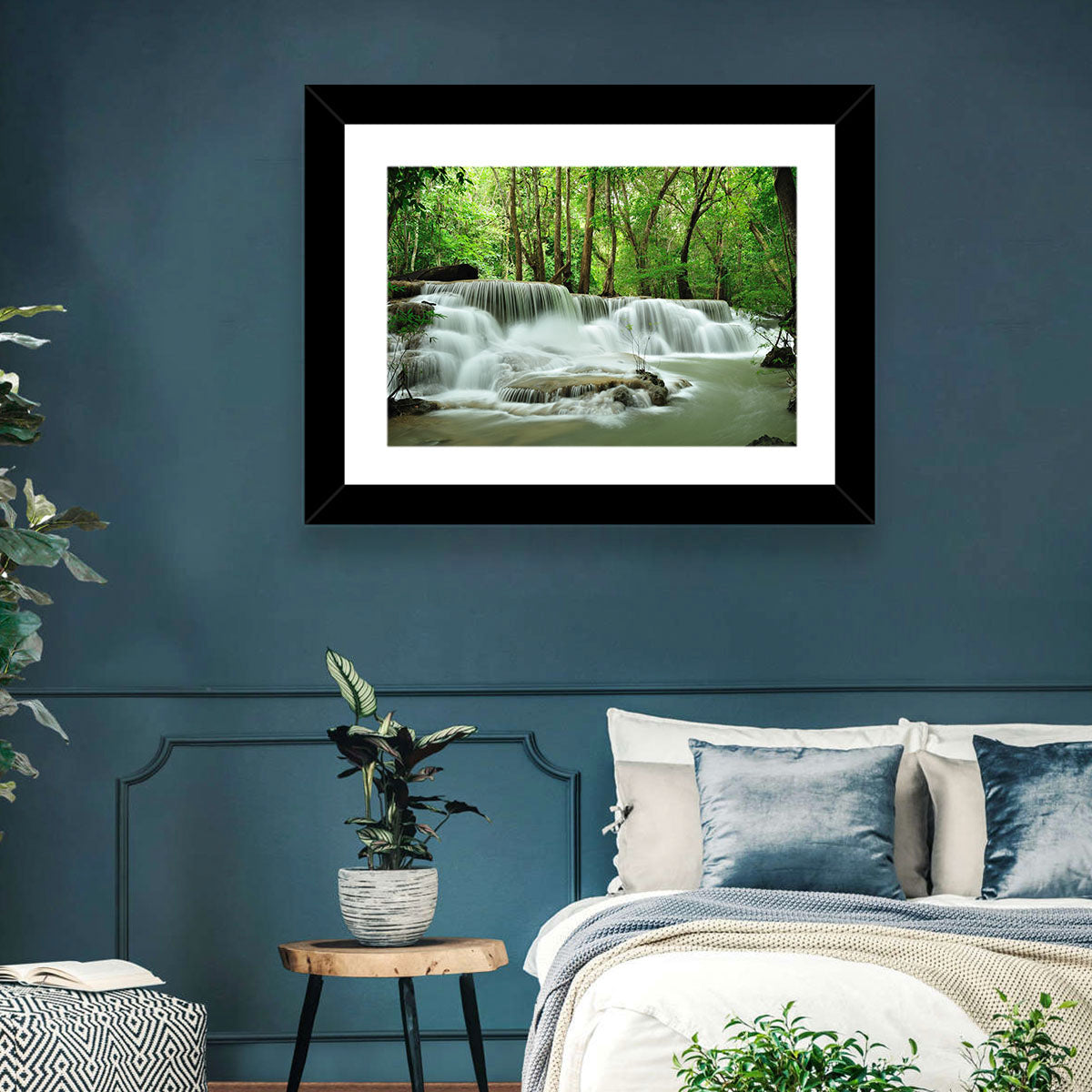 Erawan Falls Forest Cascade Wall Art