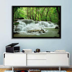 Erawan Falls Forest Cascade Wall Art