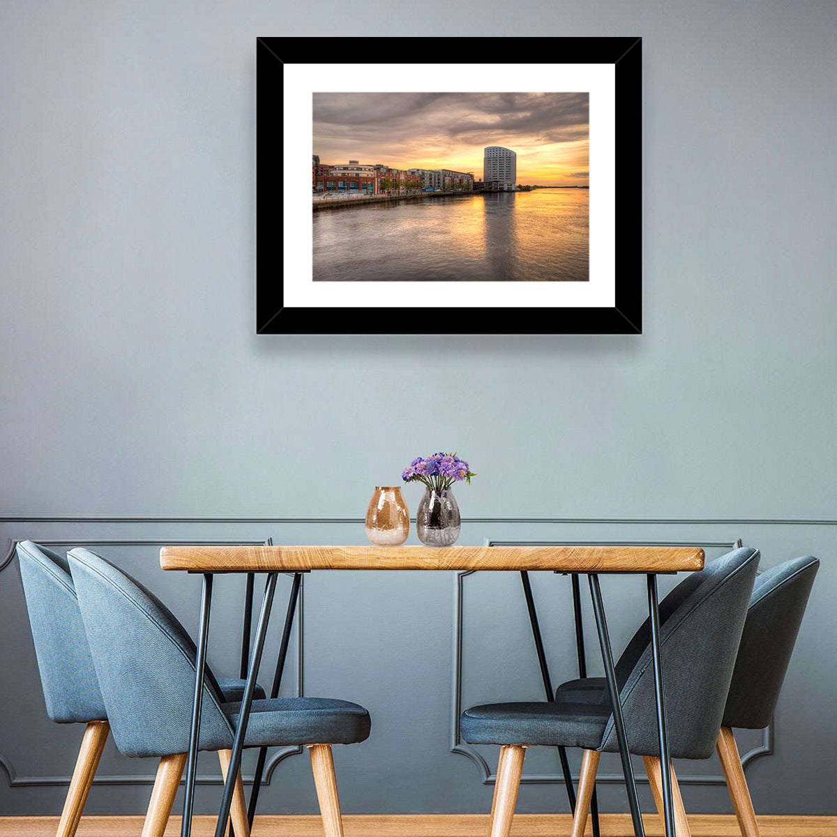 Limerick Riverside at Dusk Wall Art