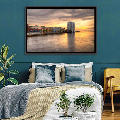Limerick Riverside at Dusk Wall Art