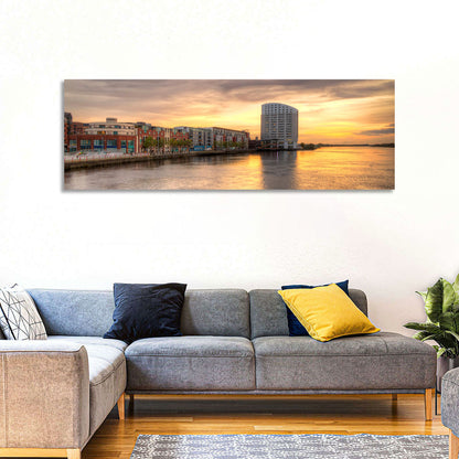 Limerick Riverside at Dusk Wall Art
