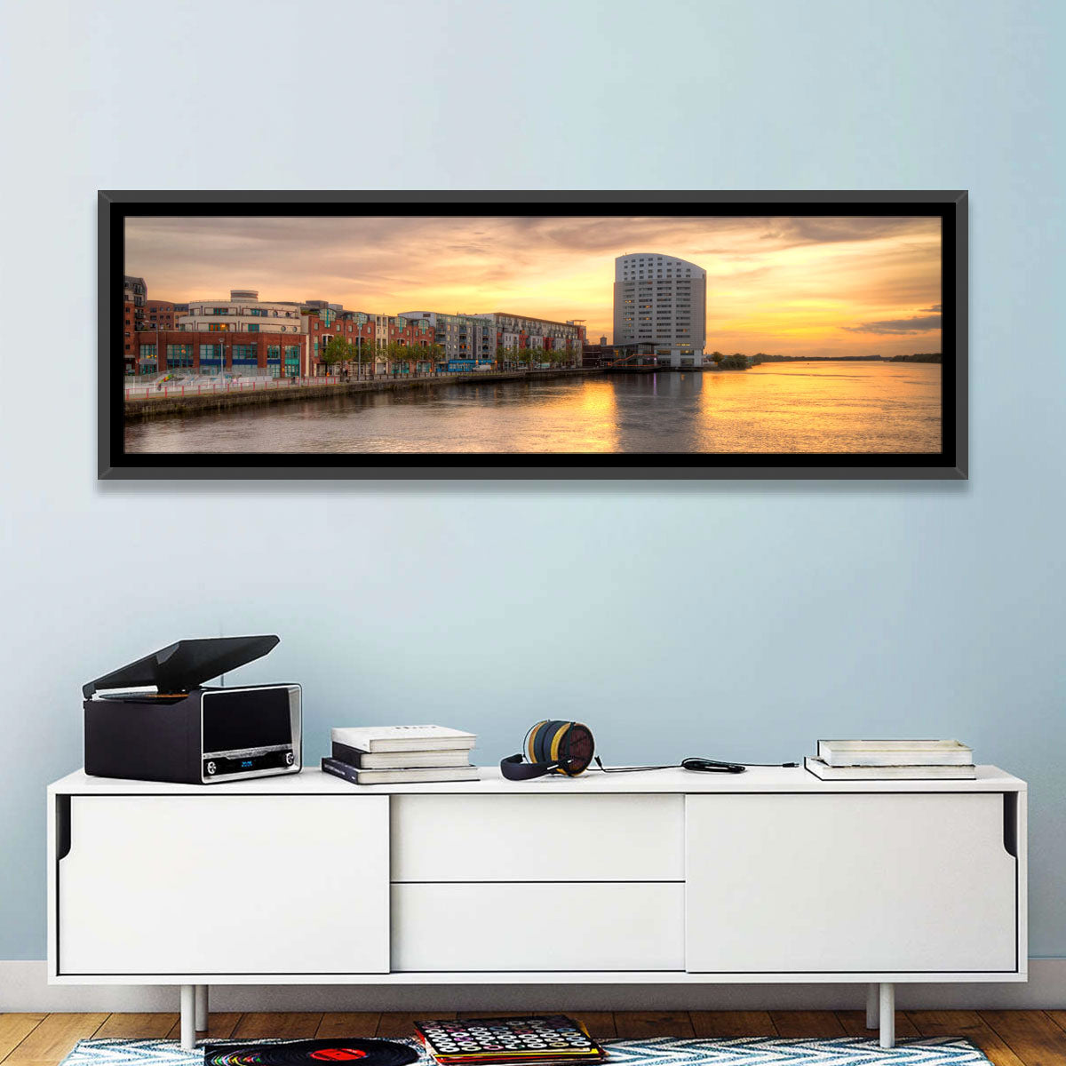 Limerick Riverside at Dusk Wall Art