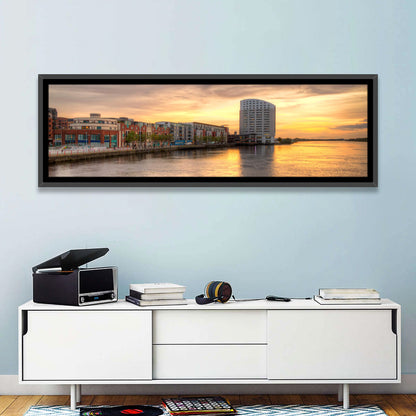 Limerick Riverside at Dusk Wall Art