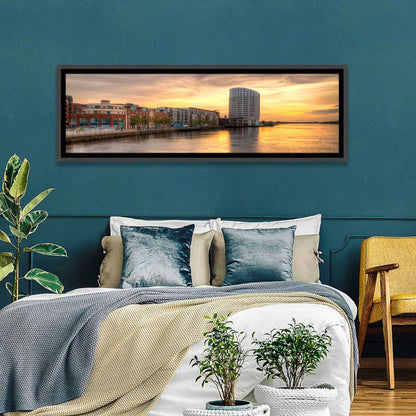 Limerick Riverside at Dusk Wall Art