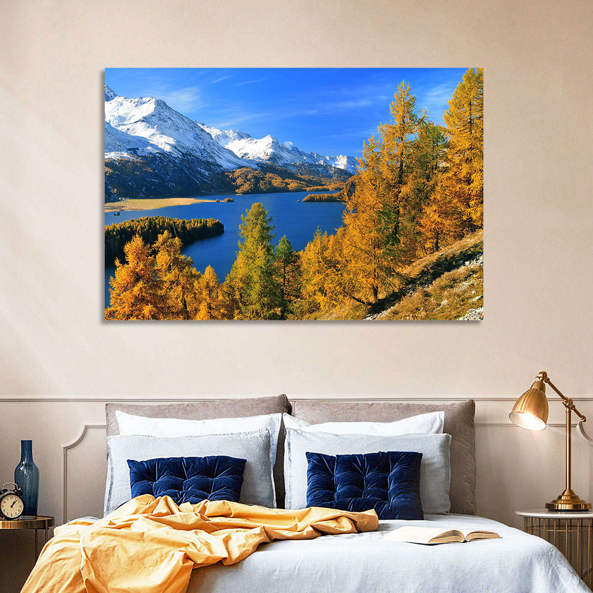 Silsersee Autumn Vista Wall Art