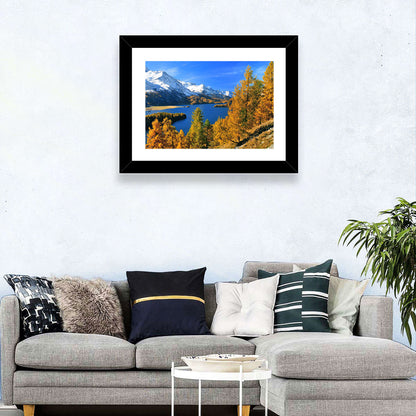 Silsersee Autumn Vista Wall Art
