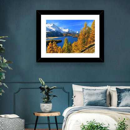 Silsersee Autumn Vista Wall Art
