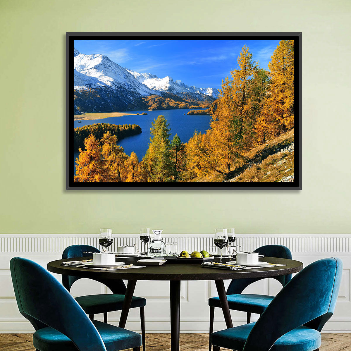 Silsersee Autumn Vista Wall Art