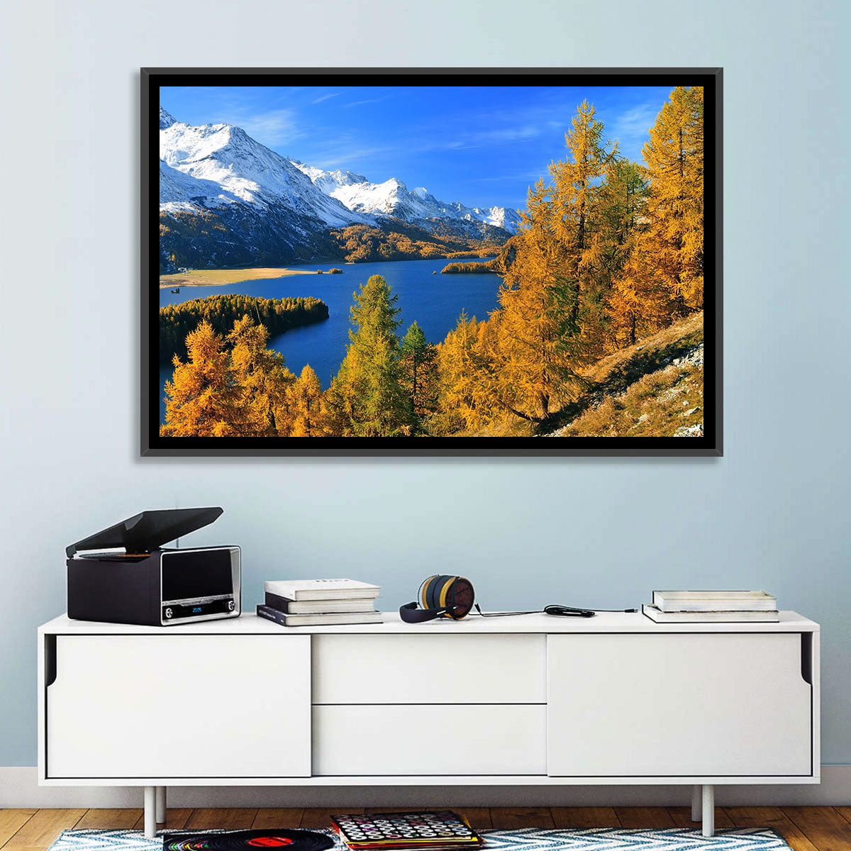 Silsersee Autumn Vista Wall Art