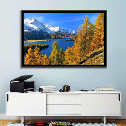 Silsersee Autumn Vista Wall Art