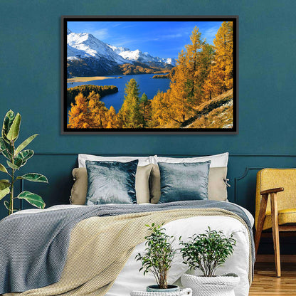 Silsersee Autumn Vista Wall Art