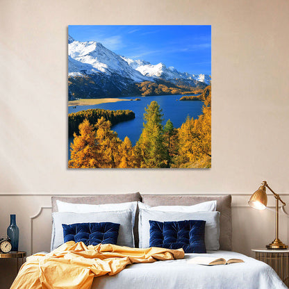 Silsersee Autumn Vista Wall Art