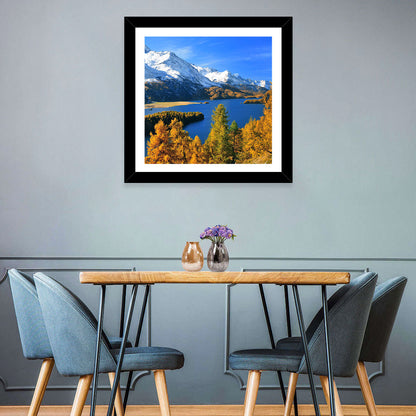 Silsersee Autumn Vista Wall Art
