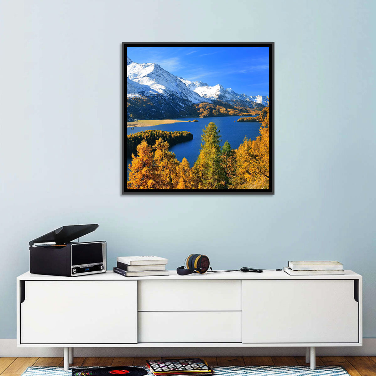 Silsersee Autumn Vista Wall Art