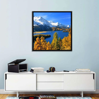 Silsersee Autumn Vista Wall Art