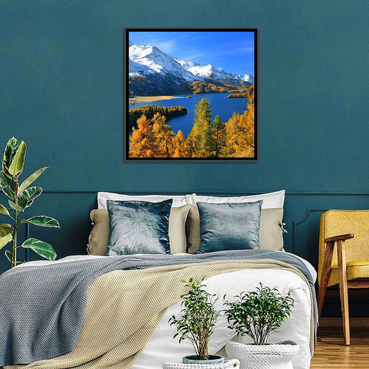 Silsersee Autumn Vista Wall Art