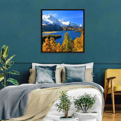 Silsersee Autumn Vista Wall Art