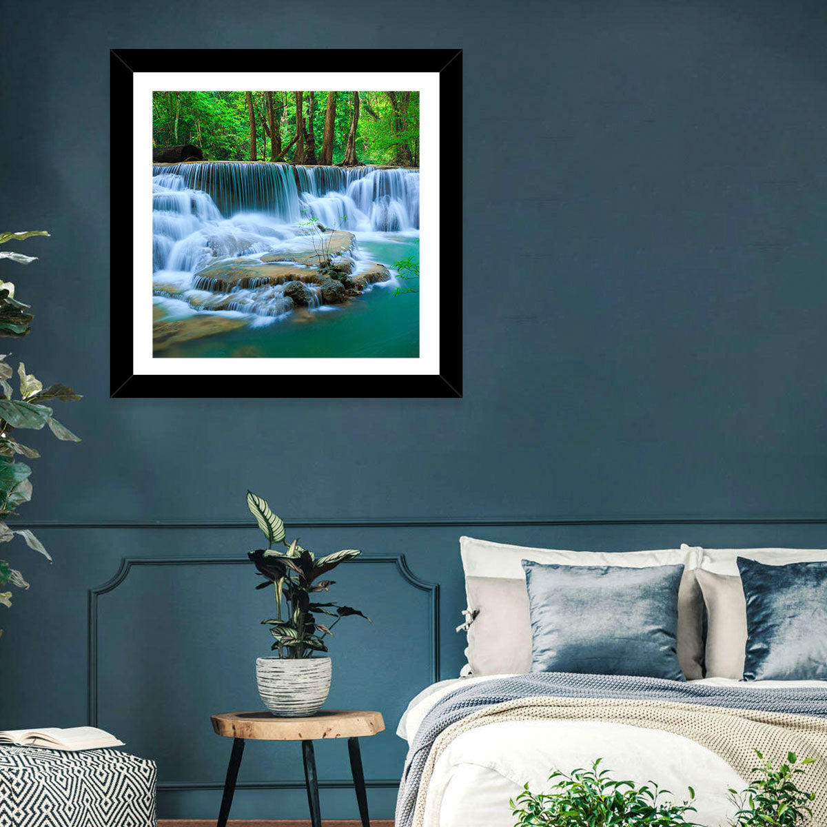 Huay Ma Khamin Erawan Waterfall Wall Art