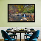 Freeman Mill Stone Dam Pond Wall Art