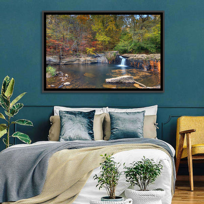 Freeman Mill Stone Dam Pond Wall Art