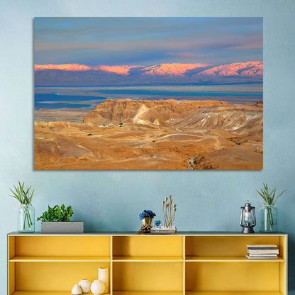 Masada Over the Dead Sea Wall Art