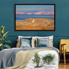 Masada Over the Dead Sea Wall Art