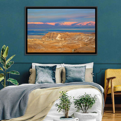 Masada Over the Dead Sea Wall Art