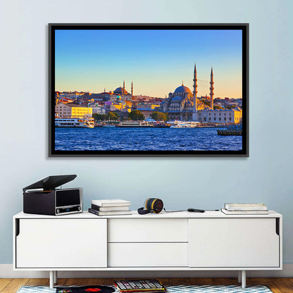 Istanbul Sunrise at Yeni Cami Wall Art