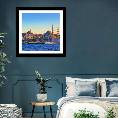 Istanbul Sunrise at Yeni Cami Wall Art