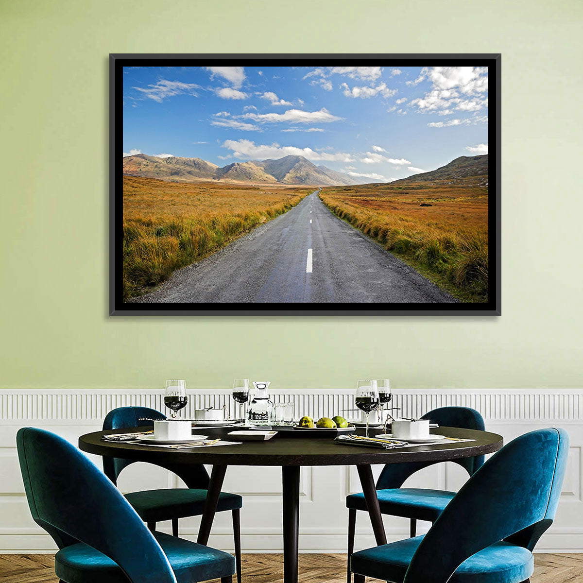 Autumn Mountain Road Wall Art
