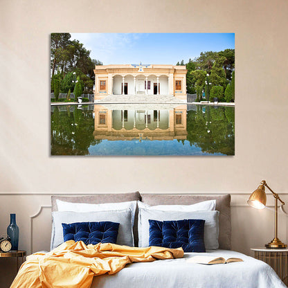 Yazd Fire Temple Reflection Wall Art