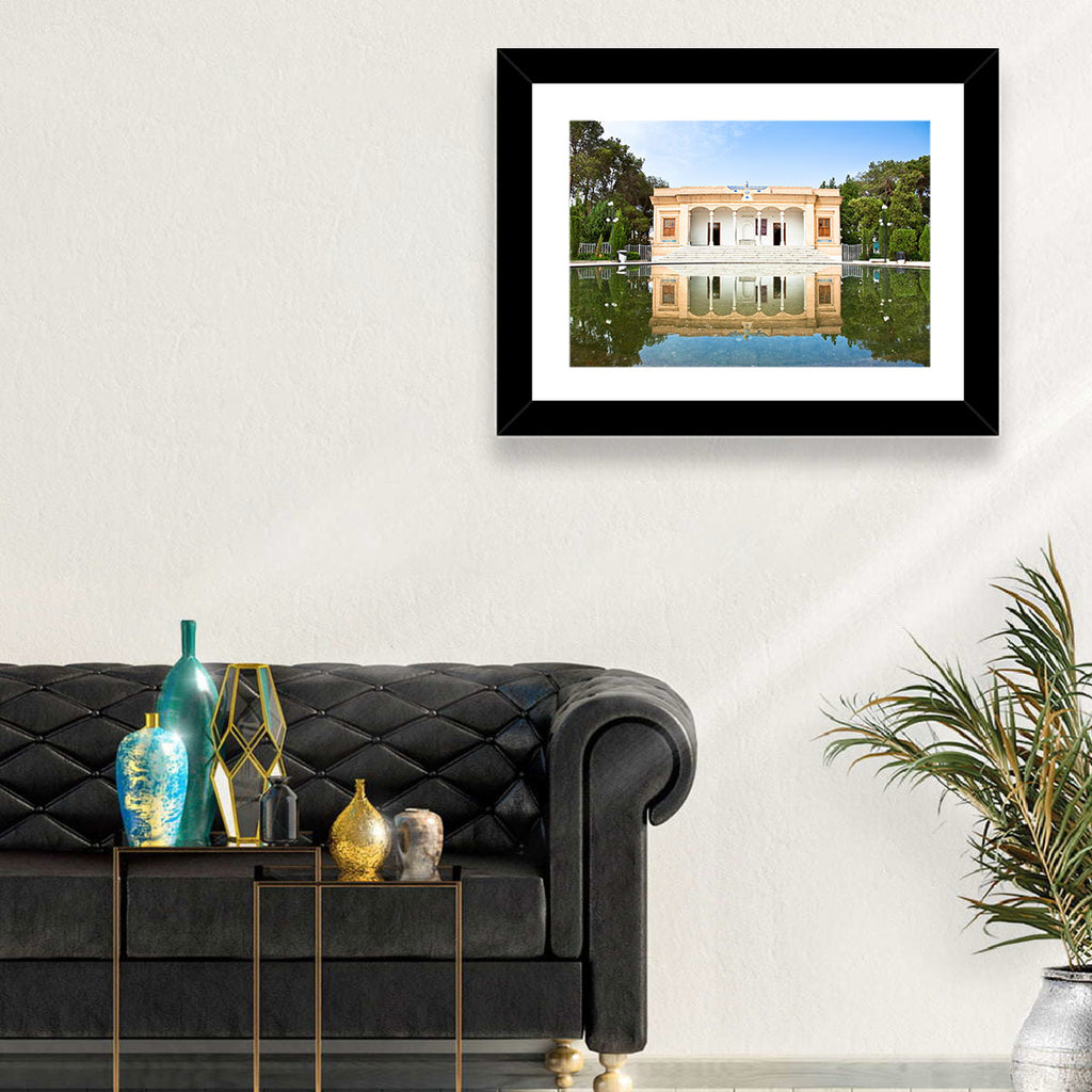 Yazd Fire Temple Reflection Wall Art