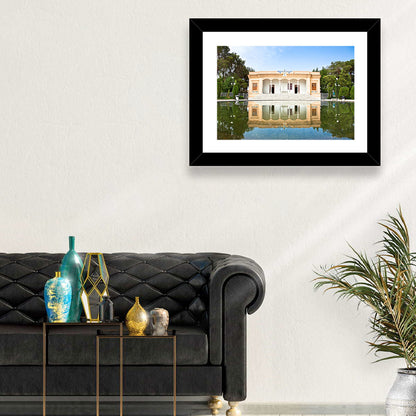 Yazd Fire Temple Reflection Wall Art
