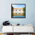 Yazd Fire Temple Reflection Wall Art