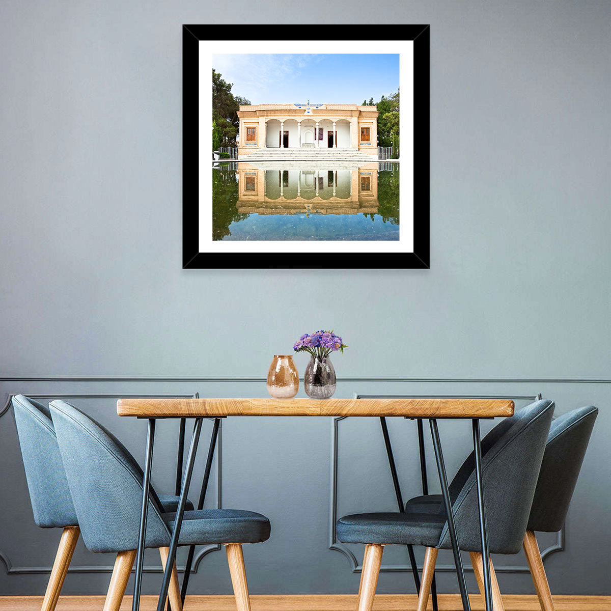 Yazd Fire Temple Reflection Wall Art