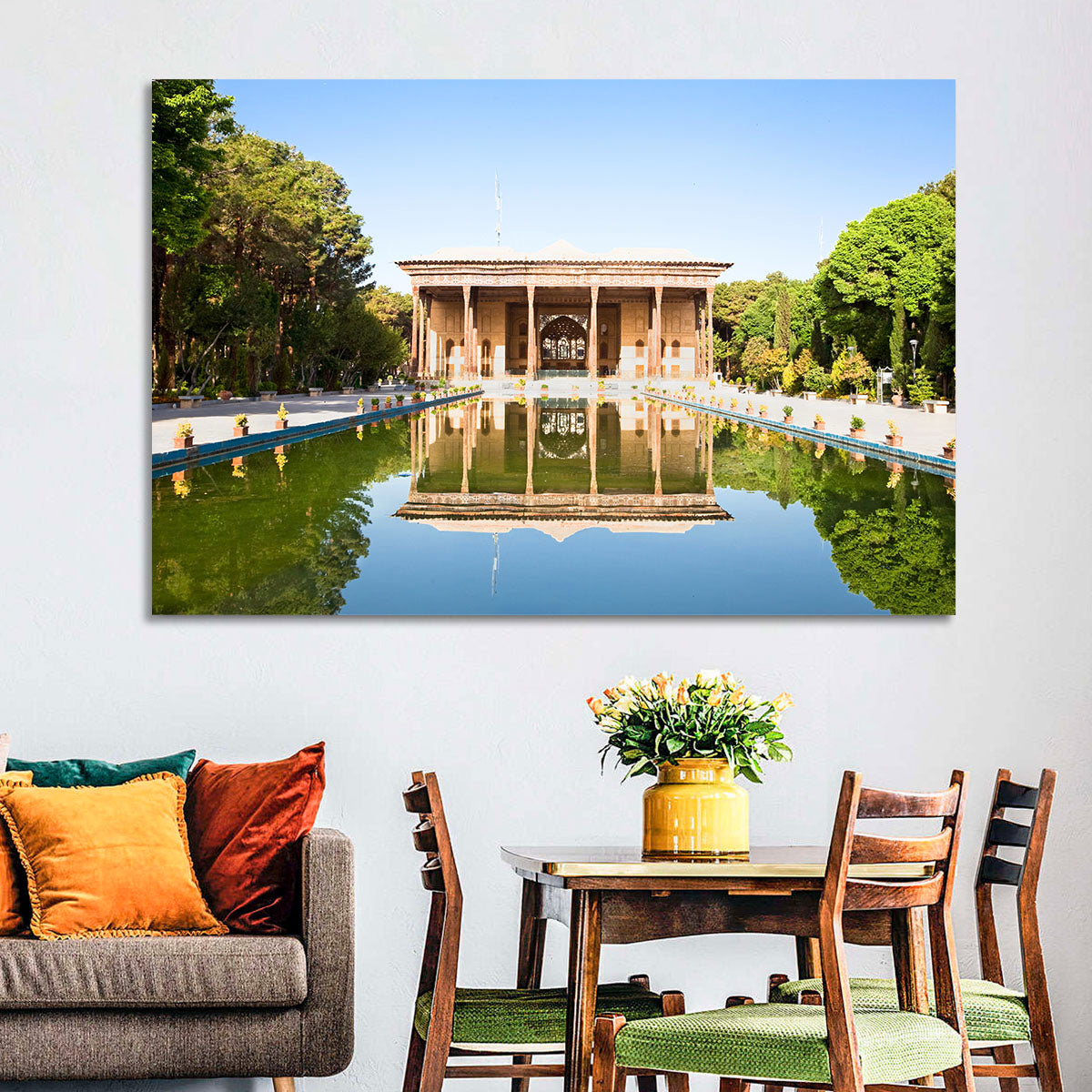 Chehel Sotoun Reflecting Pool Wall Art