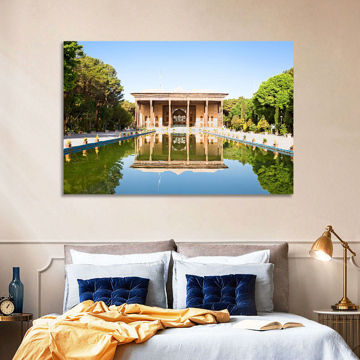 Chehel Sotoun Reflecting Pool Wall Art