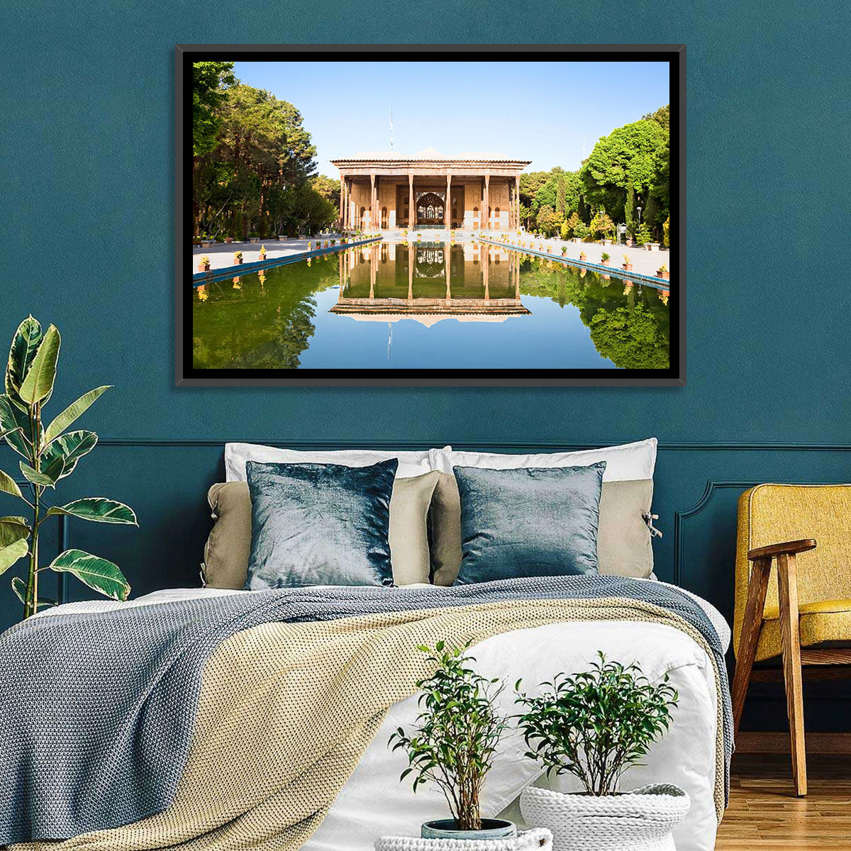 Chehel Sotoun Reflecting Pool Wall Art