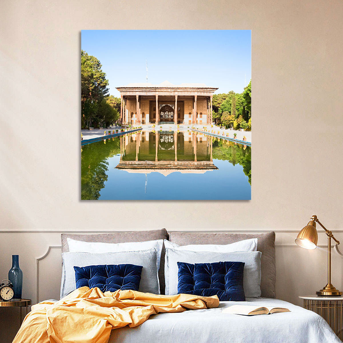 Chehel Sotoun Reflecting Pool Wall Art