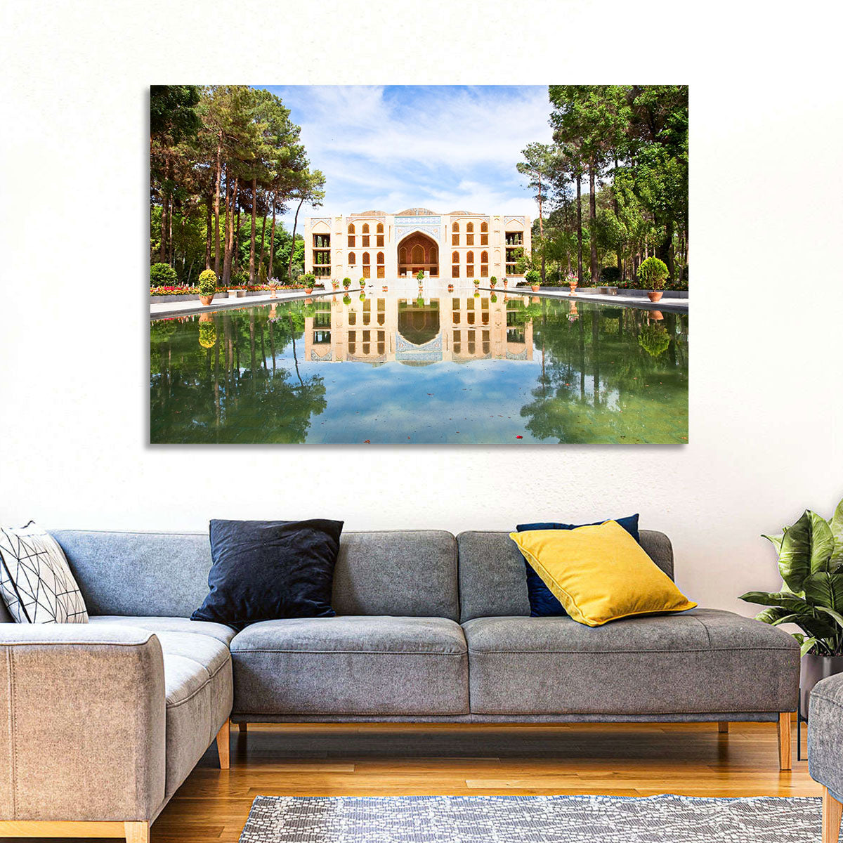 Fin Garden Palace Reflection Wall Art