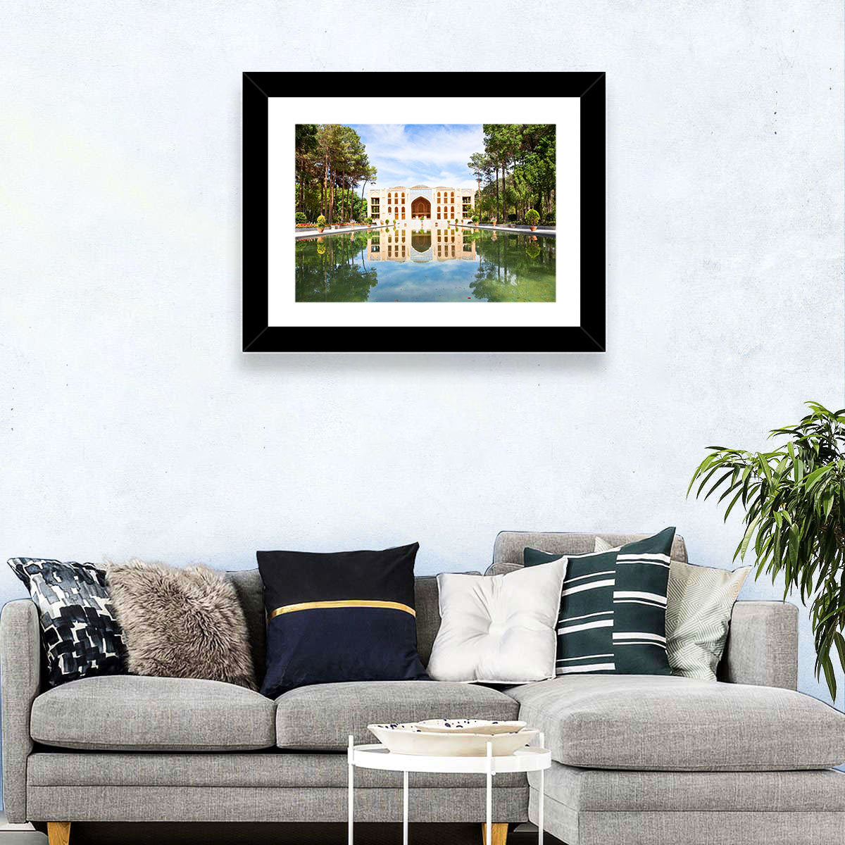 Fin Garden Palace Reflection Wall Art