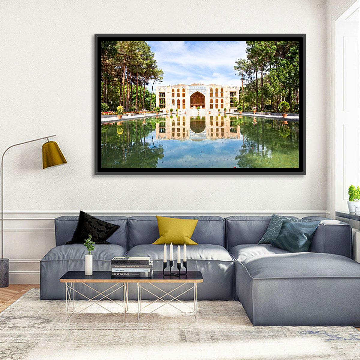 Fin Garden Palace Reflection Wall Art