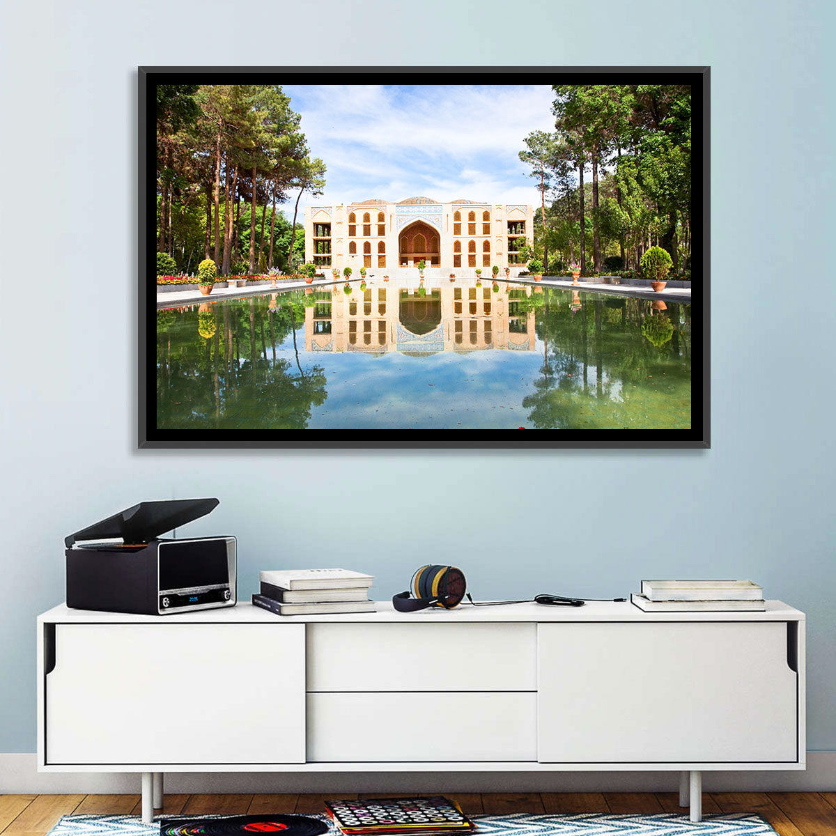 Fin Garden Palace Reflection Wall Art
