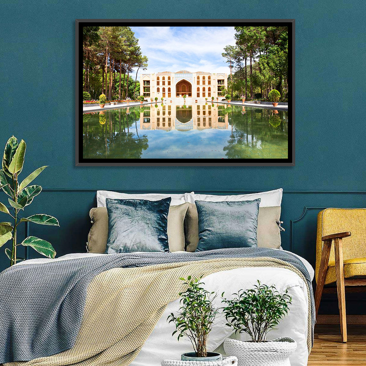 Fin Garden Palace Reflection Wall Art
