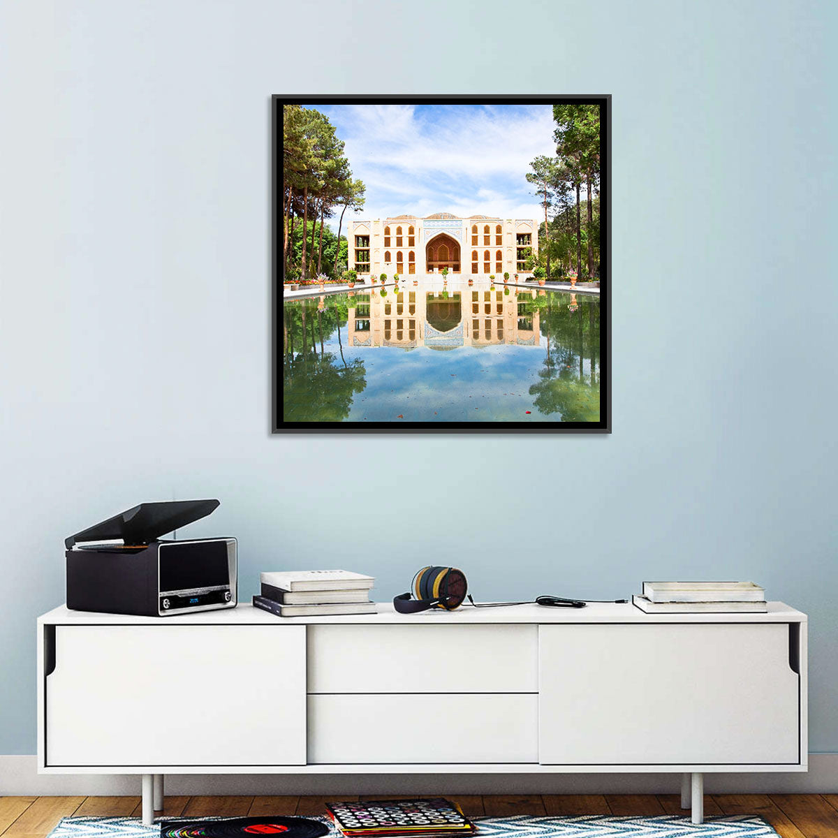 Fin Garden Palace Reflection Wall Art