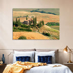 Golden Cypress Hill Villa Wall Art