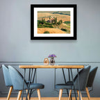 Golden Cypress Hill Villa Wall Art