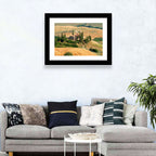 Golden Cypress Hill Villa Wall Art